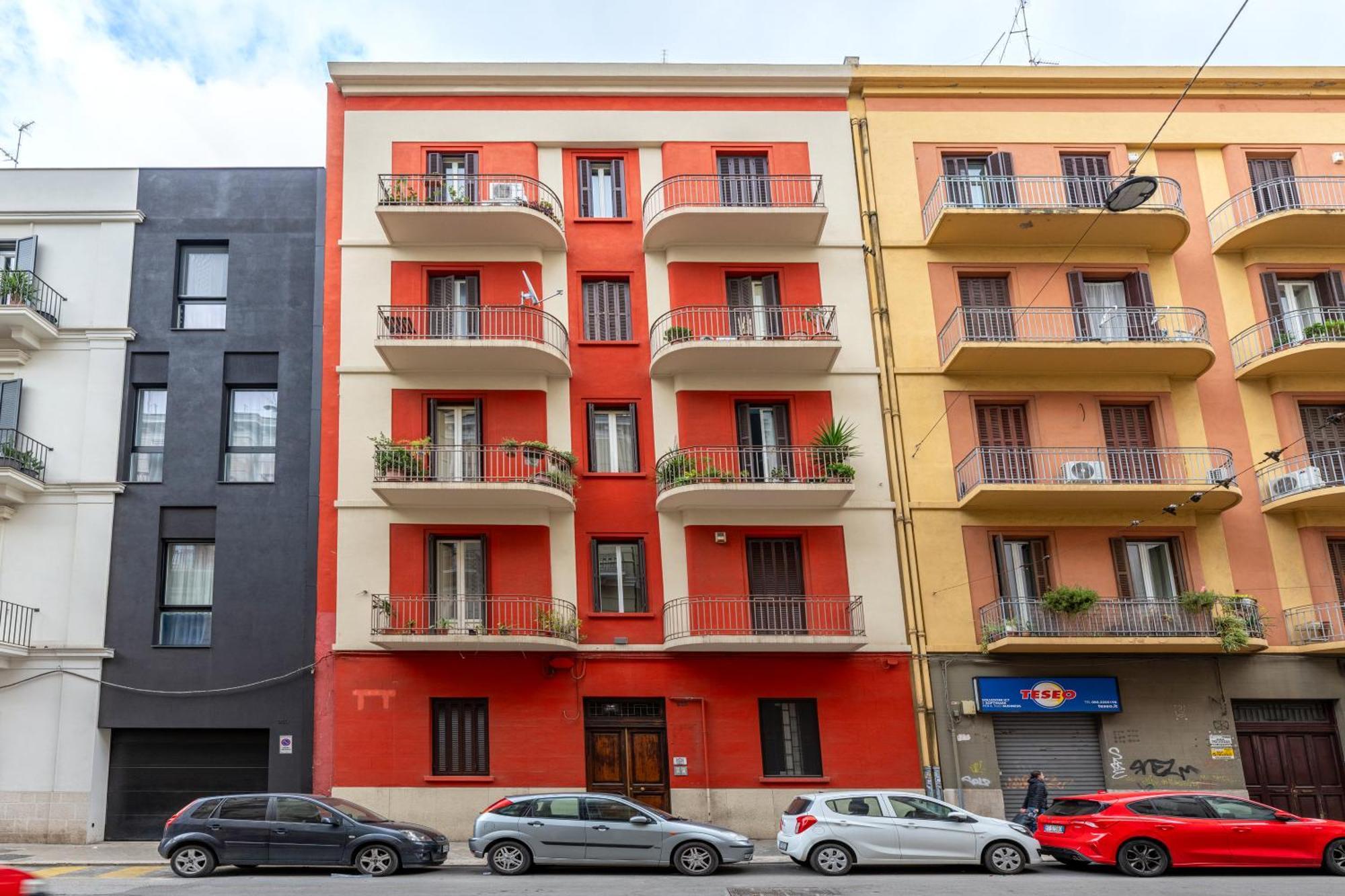 100Mq Maison Paradise - Central & Elegant Apt バーリ エクステリア 写真